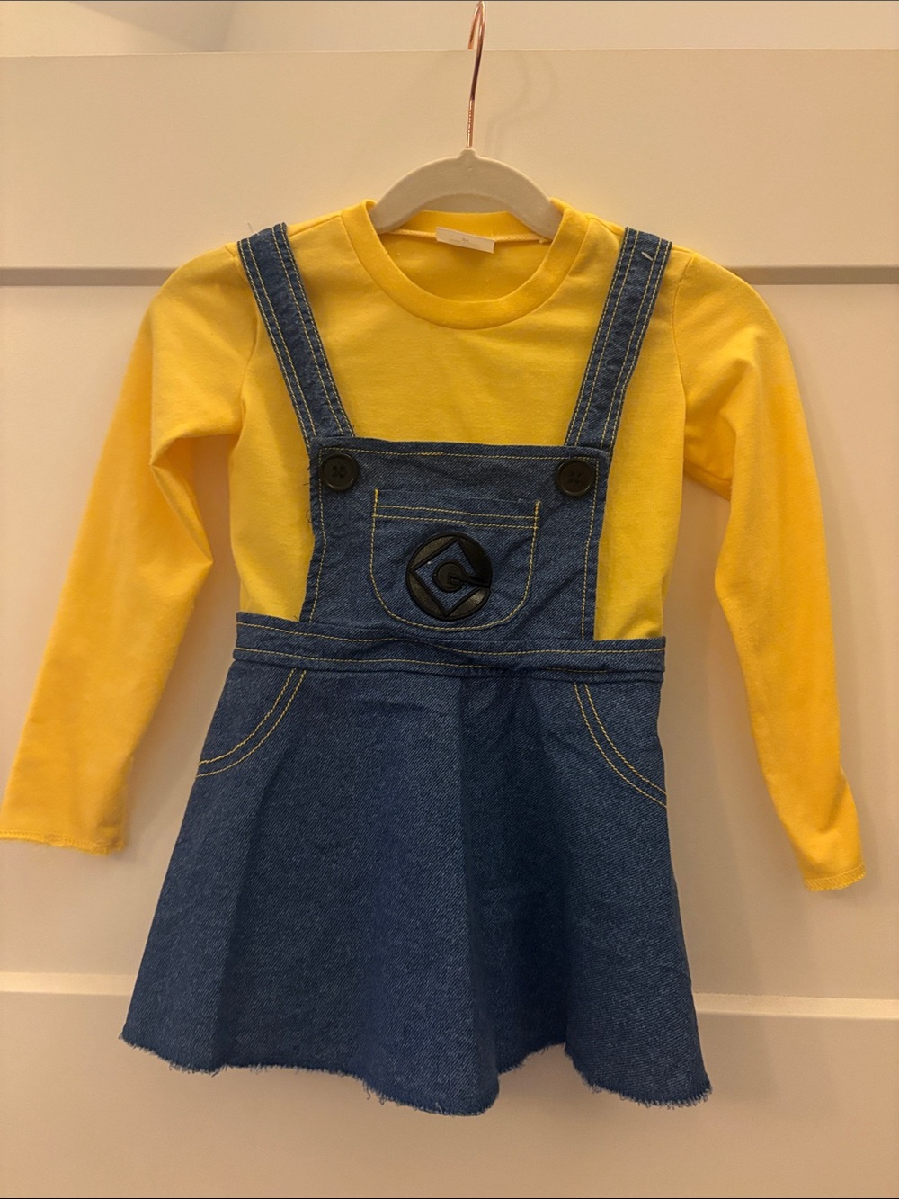 Minions Girls Toddler Costume Size 2T Dress Halloween